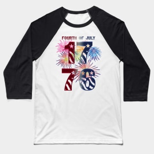 1776 Fourth Of July Independence Day Baseball T-Shirt